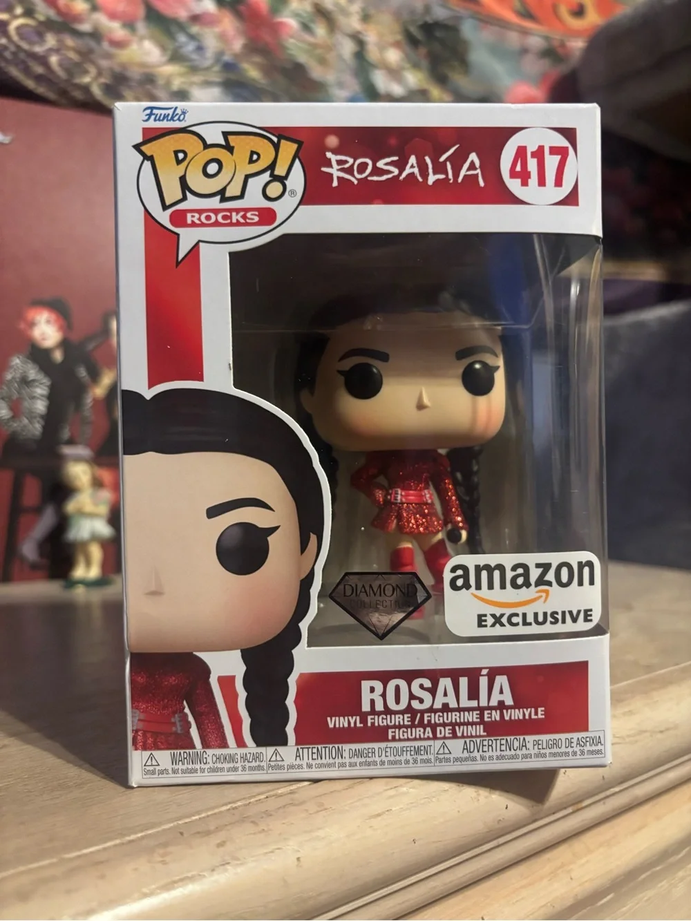 Funko Rosalía Vinyl Figure in Red and Black
